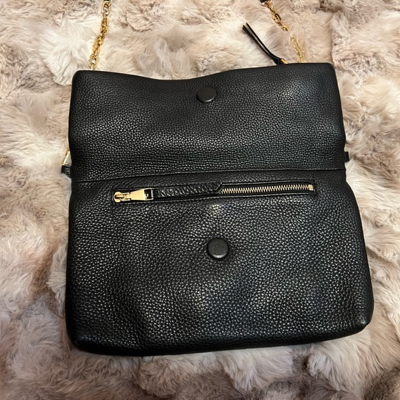 Tory Burch Black Leather Crossbody Magnetic closure - Picture 3 of 10
